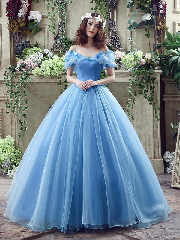 Arte Cintura Informar Princess Ball Gown Light Blue Prom Dresses Evening Quinceanera Dress –  Laurafashionshop