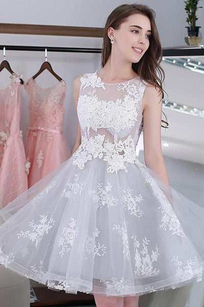 White tulle lace short prom dress party dress · Little Cute · Online Store  Powered by Storenvy